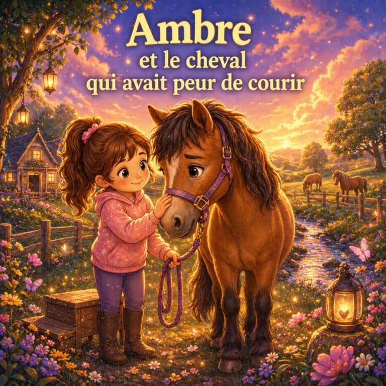 Histoire : Ambre et le cheval qui avait peur de courir